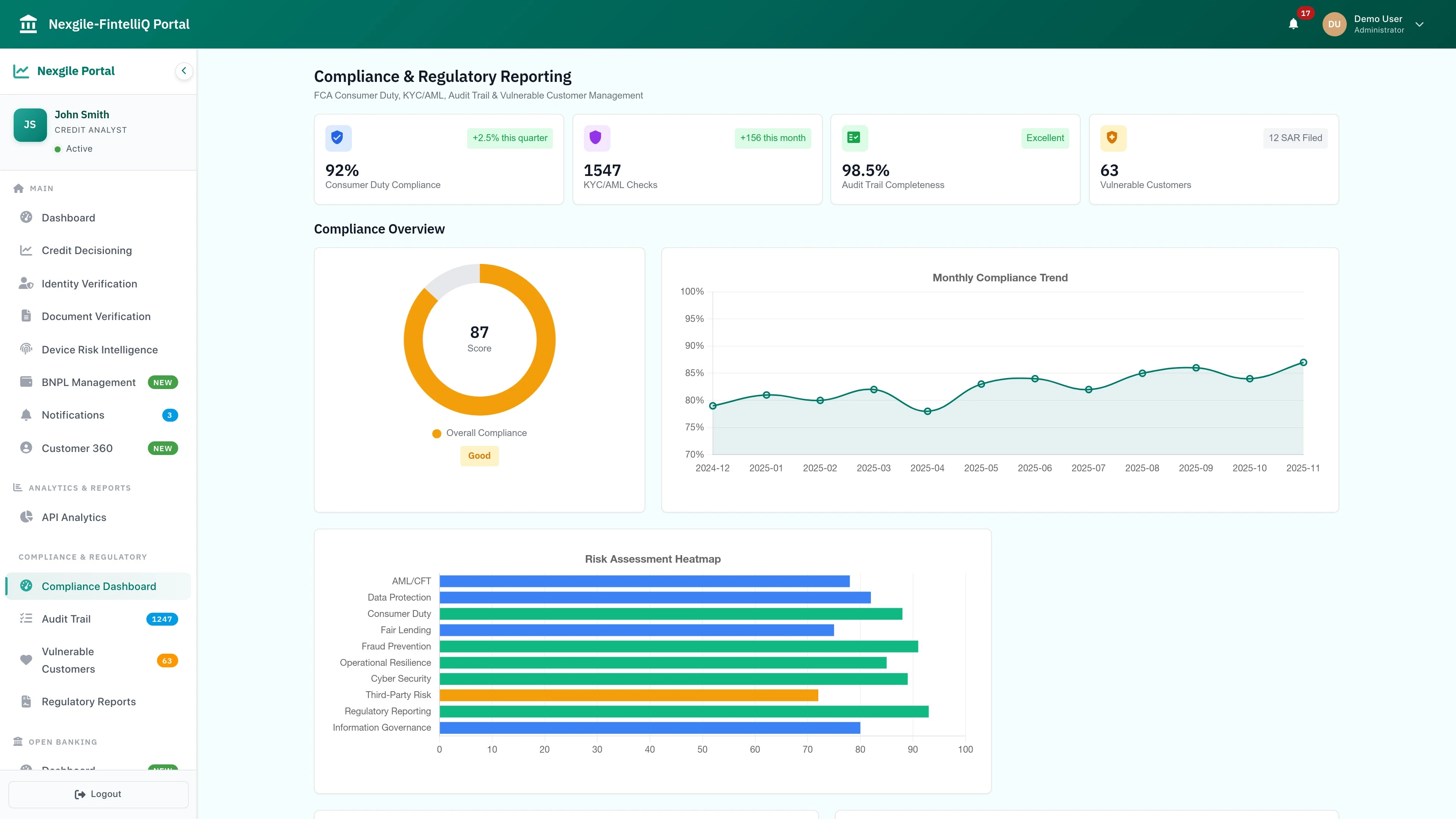 Compliance Dashboard