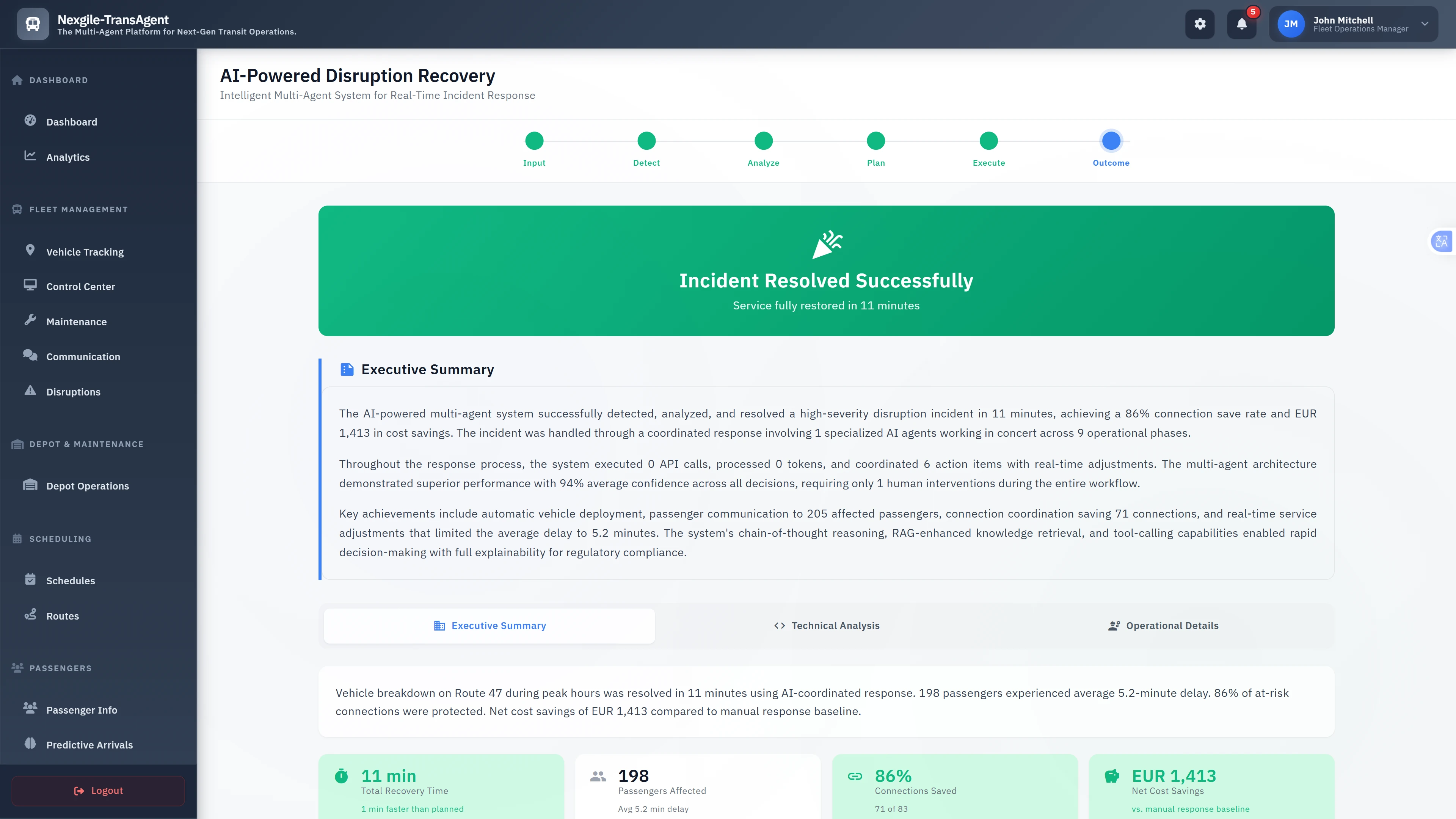 Incident Resolution Summary
